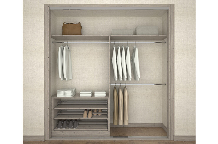 Interior Design in White Halifax Oak with Pull Out Shoe Rack